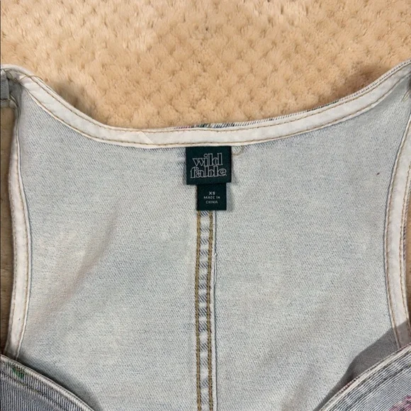 Wild Fable Green Fitted Crop Tank Top - Picture 4 of 8